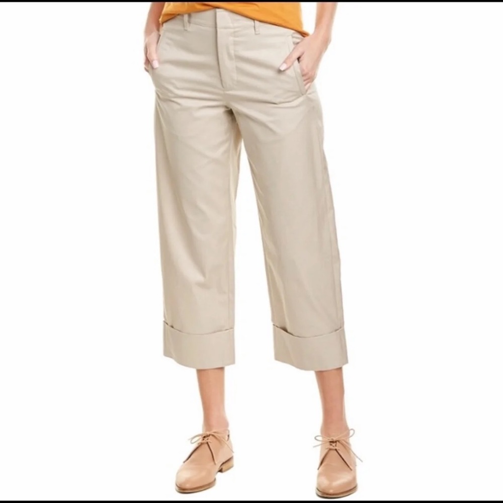 Vince. Cuffed Wide-Leg Pants